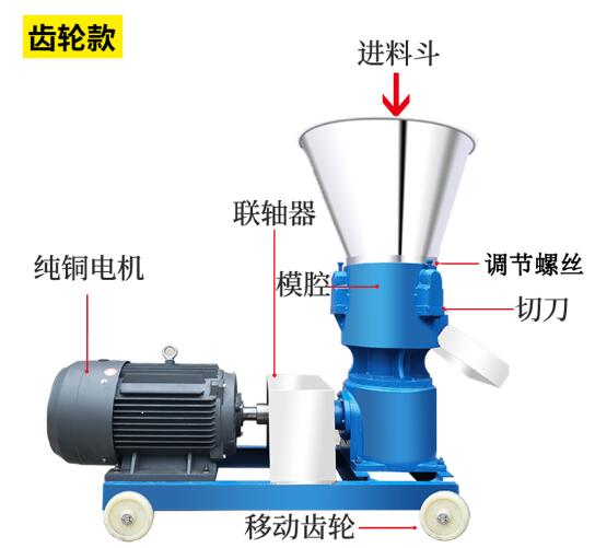 小型家用饲料颗粒机